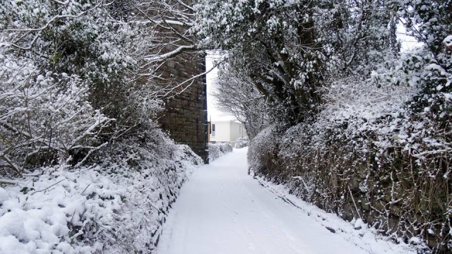Back Lane viaduct in the snow.. #snowday Back Lane viaduct in the snow.. #snowday